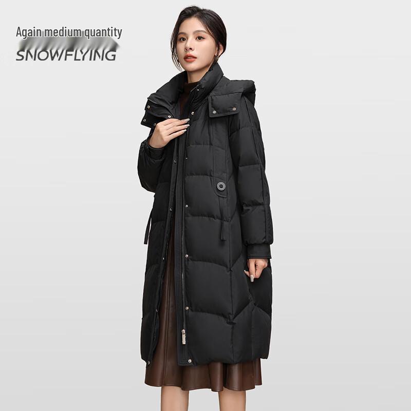 SNOWFLYING Women's Long Winter Down Jacket