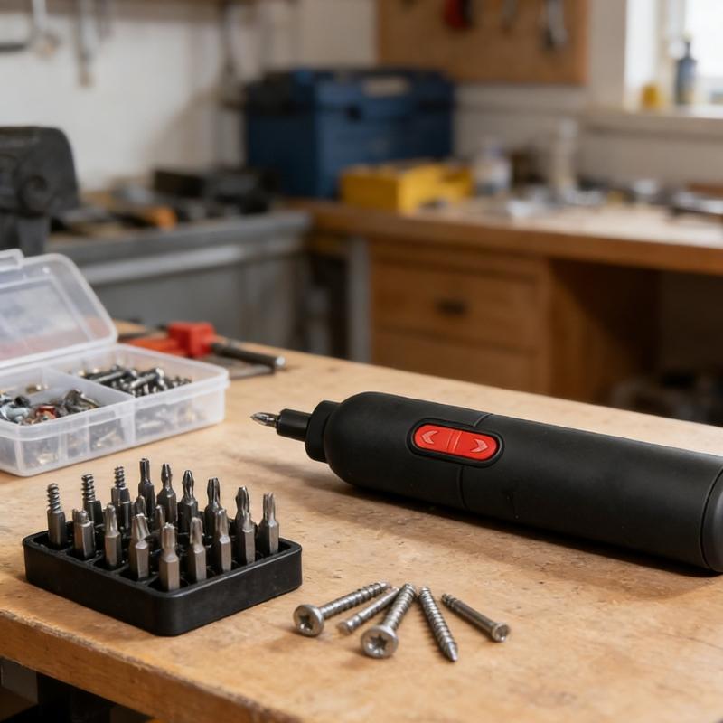 Mini Electric Screwdriver Set With 1500mAh Battery And 230rpm Speed For Home DIY Projects
