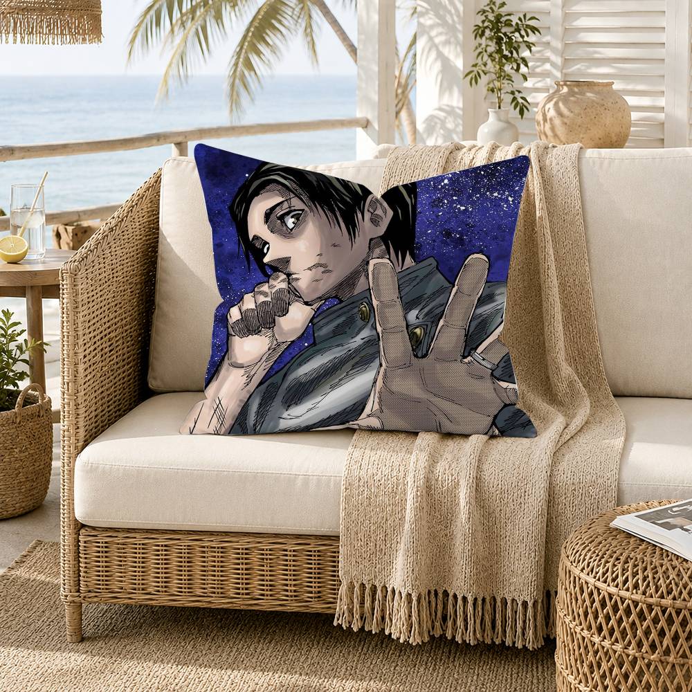 Okkotsu Yuta Jujutsu MManga Pillow Case for Sofa Living Room Home office Decor Protective Cover