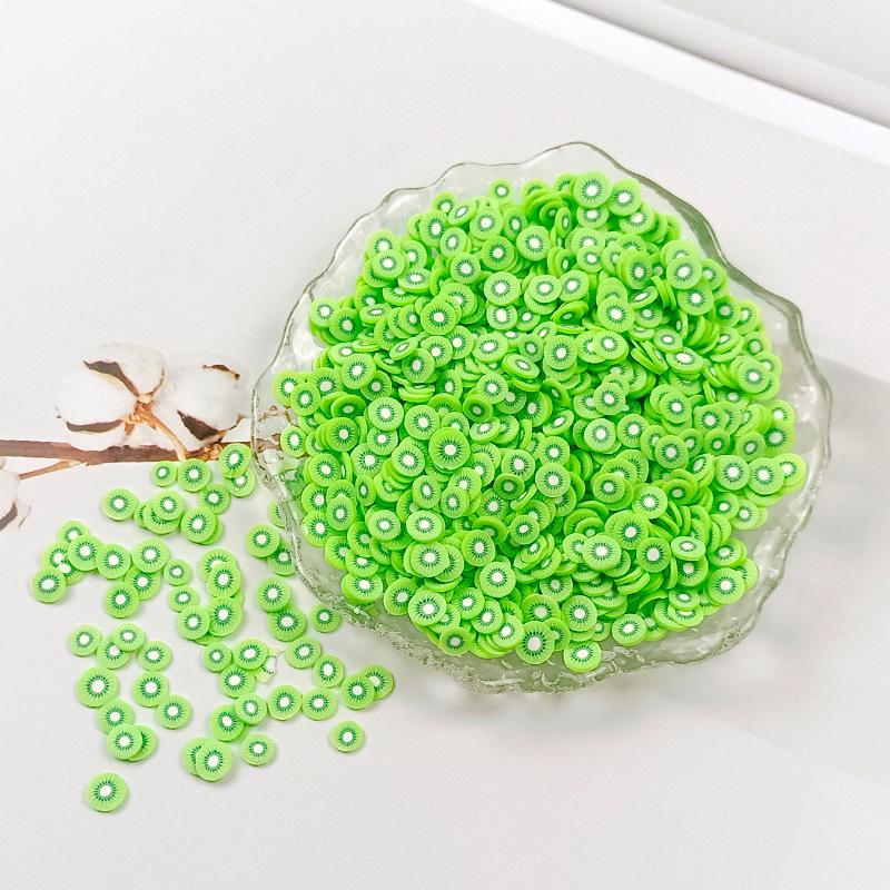 

Yaleduo 5 мм Полимерная глина Фруктовые ломтики для DIY, Эпоксидной смолы, Слайма и Крафтовых украшений. 500g/pack