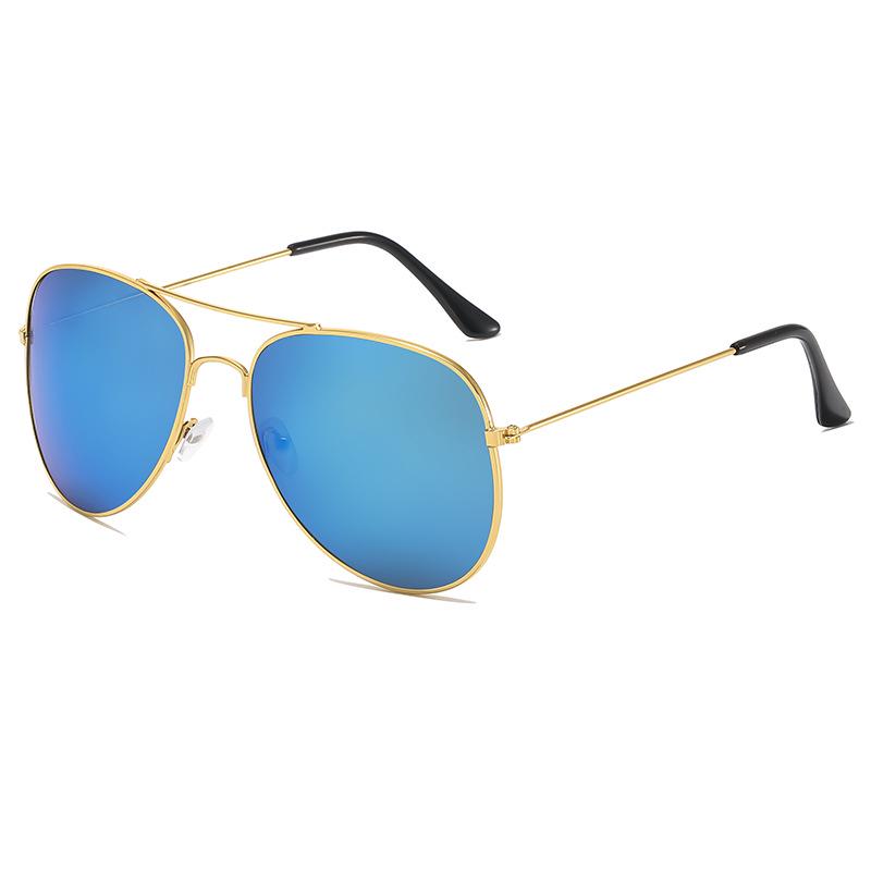 3026 Klasyczne Unisex Okulary Przeciwsłoneczne Aviator - Metalowa Oprawka, Kolorowe Soczewki
