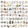 77PCS Cartoon Cat Stickers Exquisite Animal Account Materials Phone Cases Laptop Luggage Waterproof Stickers