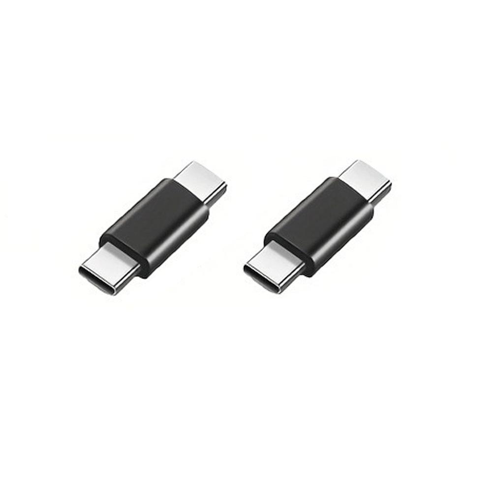 USB C Male to Male Adapter USB Type C Coupler Extender Support PD 5Gbps for Thunderbolt 4/3 MacBook Pro/Air Laptop Phones 3