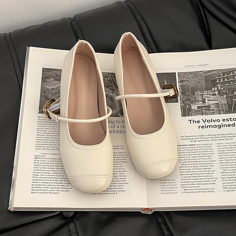 

Ретро увеличивающие рост, с внутренней платформой, женские новые летние балетки, одинарные туфли, мягкая обувь 39 бежевый