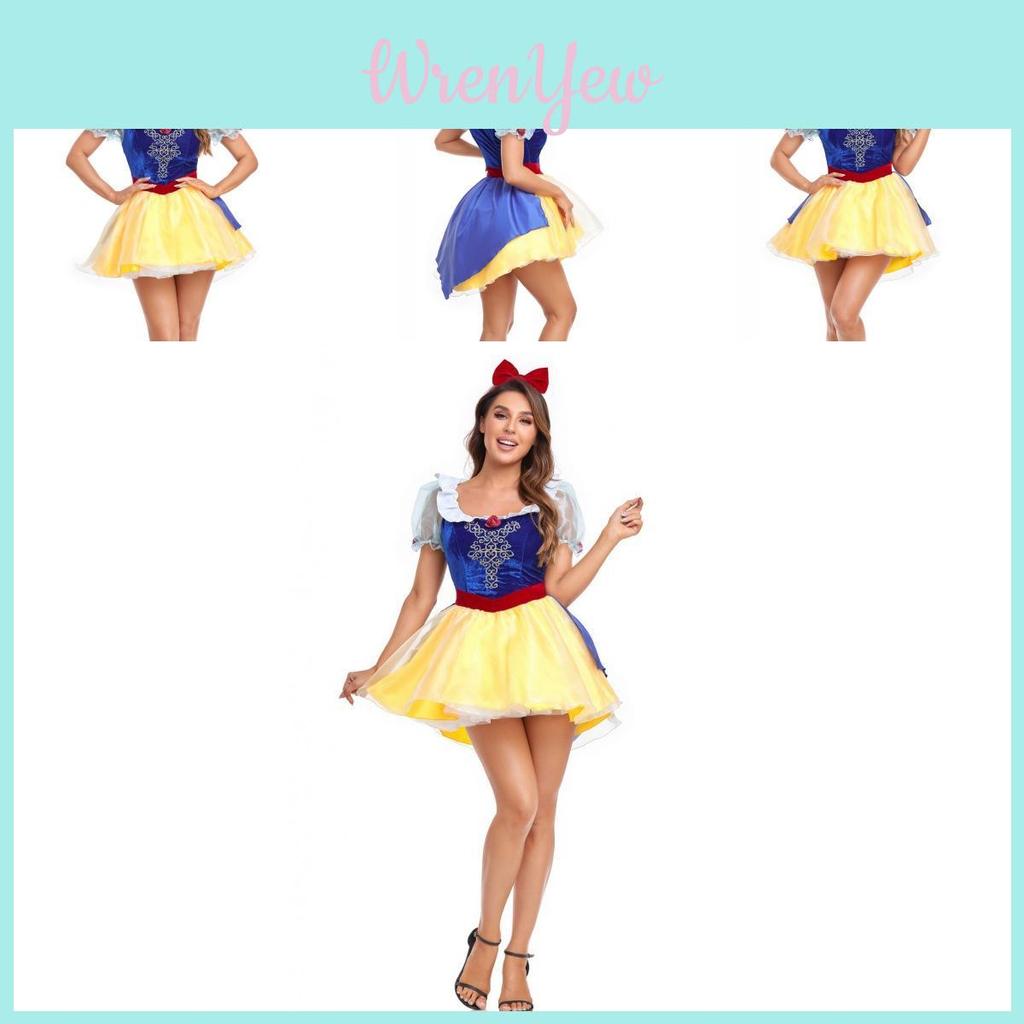 Charming Short Snow White Tulle Skirt For Adult Dress Up And Stage Performances In Blue