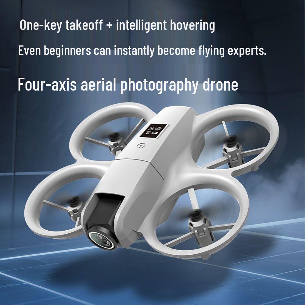 4K Dual-Camera Mini Drone: Adjustable Aerial Photography, Remote-Controlled Flight Toy.