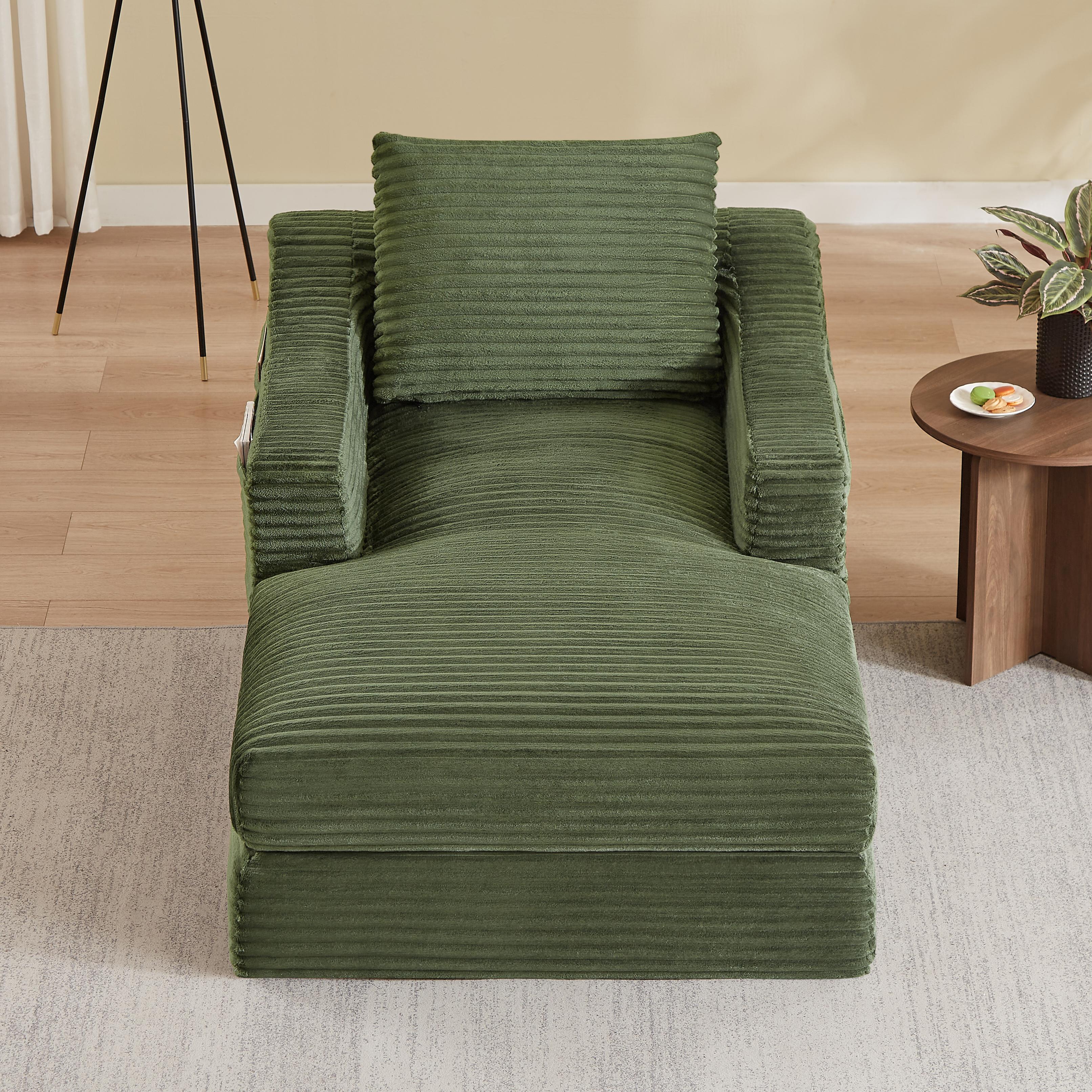 Boneless Sofa,Modern minimalist corduroy lazy