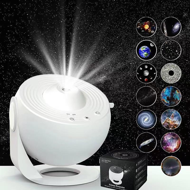 High-Definition Starry Sky Galaxy Projector Lamp - Creative Bedroom Atmosphere Light