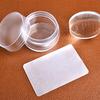 Clear Nail Art Razítkovací Silikonové razítko + škrabka DIY Manicure Transfer Tool