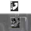 Center Gear Shift Panel Cover Trim Carbon Fiber Decal For 4Runner 2010-