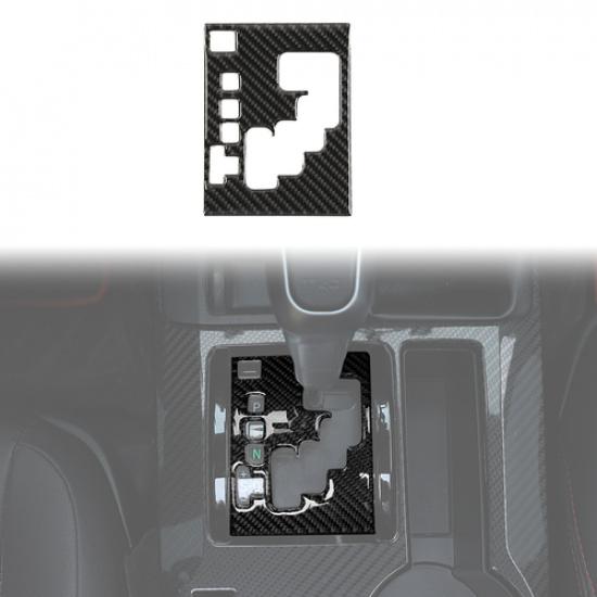 Center Gear Shift Panel Cover Trim Carbon Fiber Decal For 4Runner 2010-