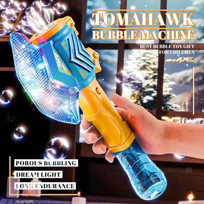 Axe Bubble Machine Fully Automatic Handheld Bubble Machine Toy Summer Outdoor Party Three To Six Years Old Children Birthday Toy