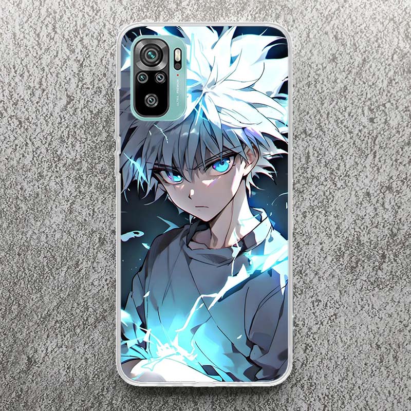Huner X-Hunters Killua Soft Case for Xiaomi Redmi Note 10 9 9S 8 Pro 7 9T 5 Phone Shell Mi 11T 12T 10T 12 11 Lite 6X A3 Cover