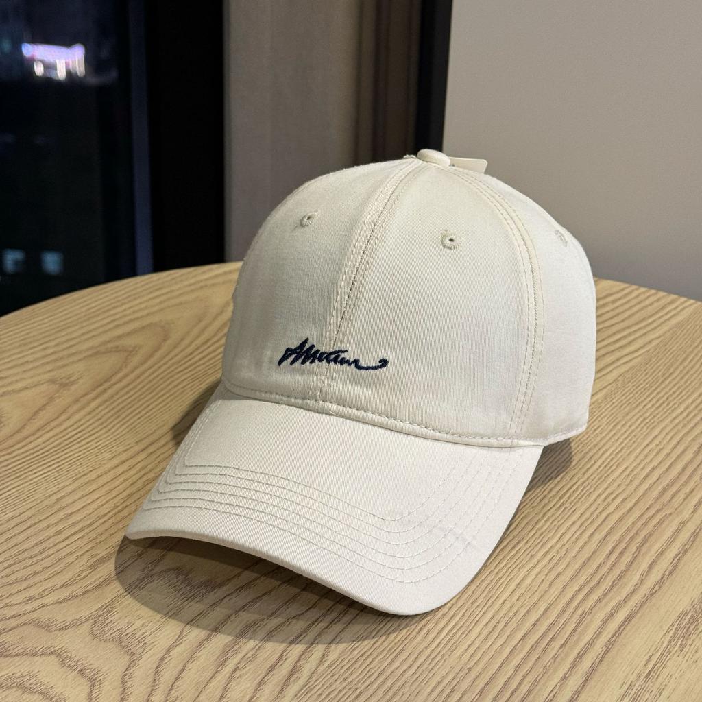 2026New Sun Protection Hat with American Lettering, Soft-top Fashion Baseball Cap for Women, Wide-brimmed Street Cap for Men