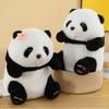 Adorable Panda Stuffed Animal Short Plush High-quality Pp Cotton Filling 35cm Height