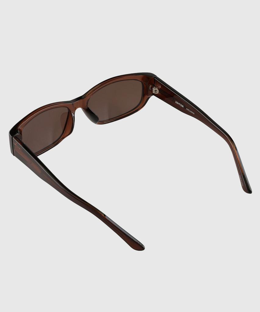 Tuditeo Vo Wide Square Bold Sunglasses C4 Brown