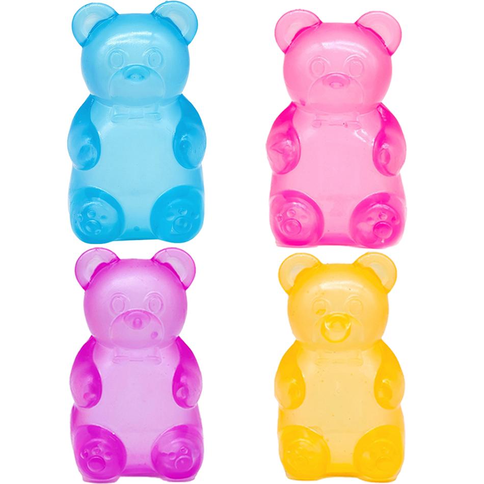 New Colourful Cute Bear Squeeze Toy Creative Toys Soft Simulated Transparent Slow-rebound Decompression Toy