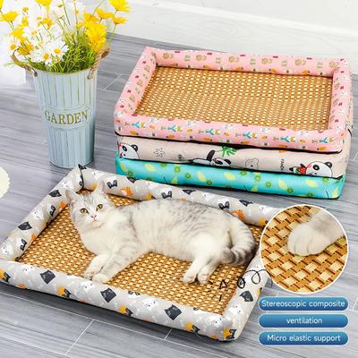 Hund und Katze Eis-Kissen Sommer Klein und Mittel Katze Sofa Kühlende Trage-Pads Haustierbett Bequeme Abriebfeste Pads Haustierbedarf