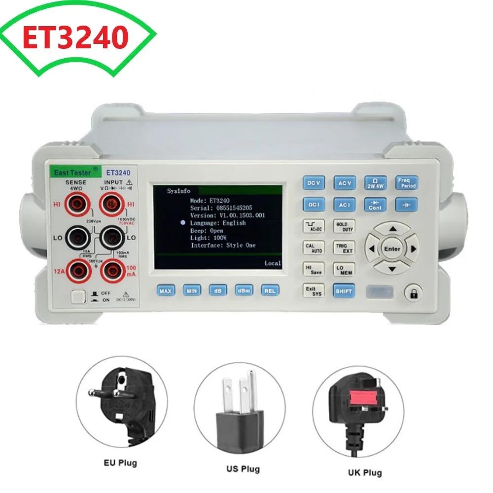 East Tester 4-1/2místný digitální multimetr ET3240 přesný automatický rozsah kapacitní tester digitální stolní multimetr