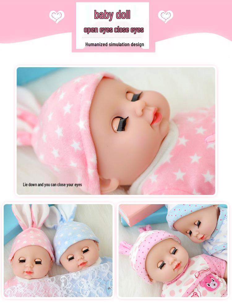 12-Inch White Fashion Doll - Dress-Up, Stuffed Toy for Girls, Playhouse & Reborn Doll