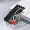 Christmas Car Magnetic Transparent Full Coverage Case for iPhone 15/16/17 Pro Max