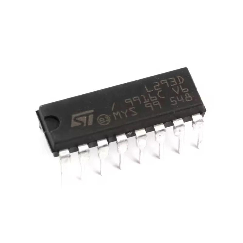 10pcs 1.2A Channel 16-pin IC Stepper L293 L293D Chip Bidirectional Driver  Electronic Components