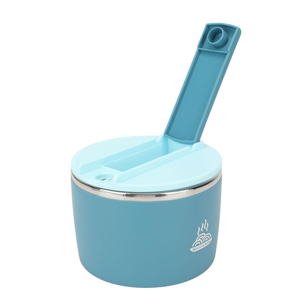 Miska na makaron z pałeczkami i widelcem 1200 ml Miska do gotowania ramenu ze stali nierdzewnej 304