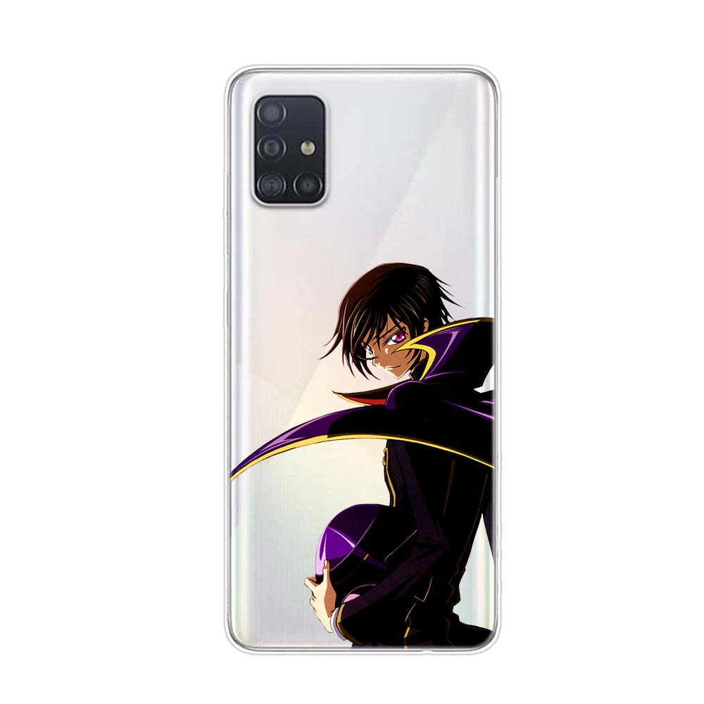 Anime Code Geass Lelouch For Samsung Galaxy A01 A11 A12 A22 A21S A31 A41 A42 A51 A71 A32 A52 A72 A02S Silicone Phone Case