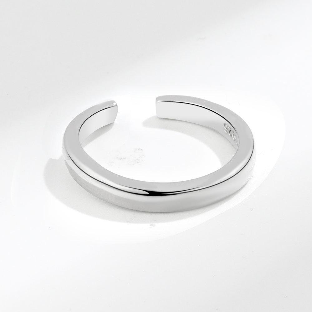 

Adjustable Open Spinner Ring Set Anxiety Relief Fidget Pea Rings Stackable Stress Reliever Jewelry For Women And Men opening adjustable біле золото кольору