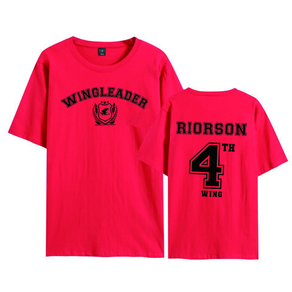 

Wing Leader Xaden Riorson T Shirt Fourth Wing TShirt Iron Flame Shirts Basgiath War College Tshirt Unisex Short Sleeve Tops S