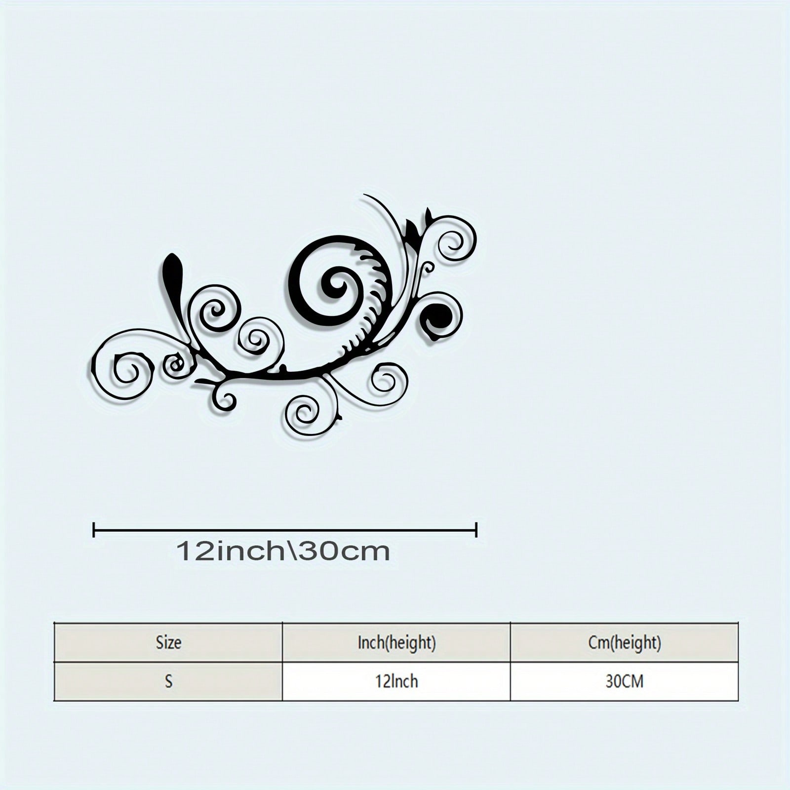 Vintage Metal Flower Wall Art Waterproof Rustproof Indoor Outdoor Home Decor 30x20