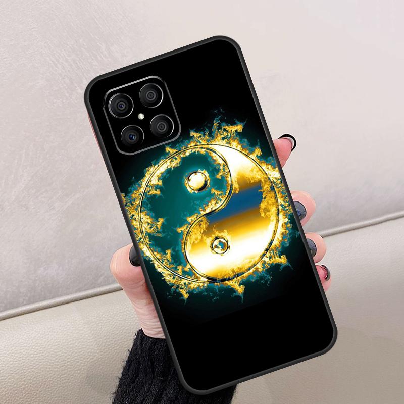 Yin Yang Black White For Honor Magic 8 Pro 6 7 Lite Case For Honor Win RT 400 200 50 70 90 X8c X8b X9a X9b X9c X9d