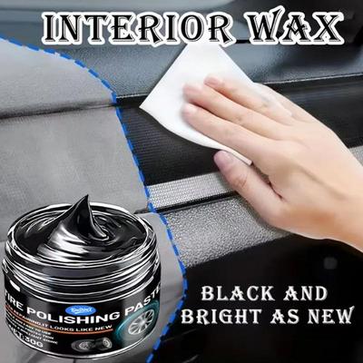 Car Interior Scratch Repair Cream Interior & Exterior Plastic Polishing Wax Black Interior And Dashboard Plastic Surface Repair