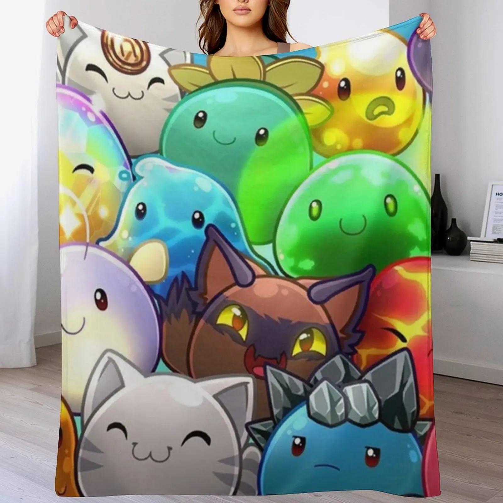 

Slime rancher Throw Blanket Soft Warm Blanket Gift for Grandparents 102x76cm(40x30in)