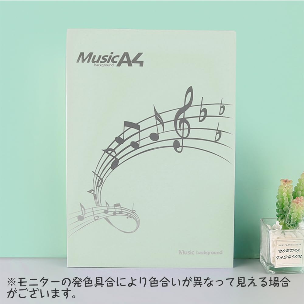 Samkos Partition de Musique Contient 6 A4 4 Partition Musicale Musique Fichier de Musique, Feuilles, Taille, Côtés, Porte-feuilles, Fichier, Couverture, Musique, Inscriptible, Non-Réfléchissant,