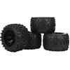 4Pcs RC Car Wheels Tires Accessory for ZD Racing Large Foot 18 Model Car 170x103mm