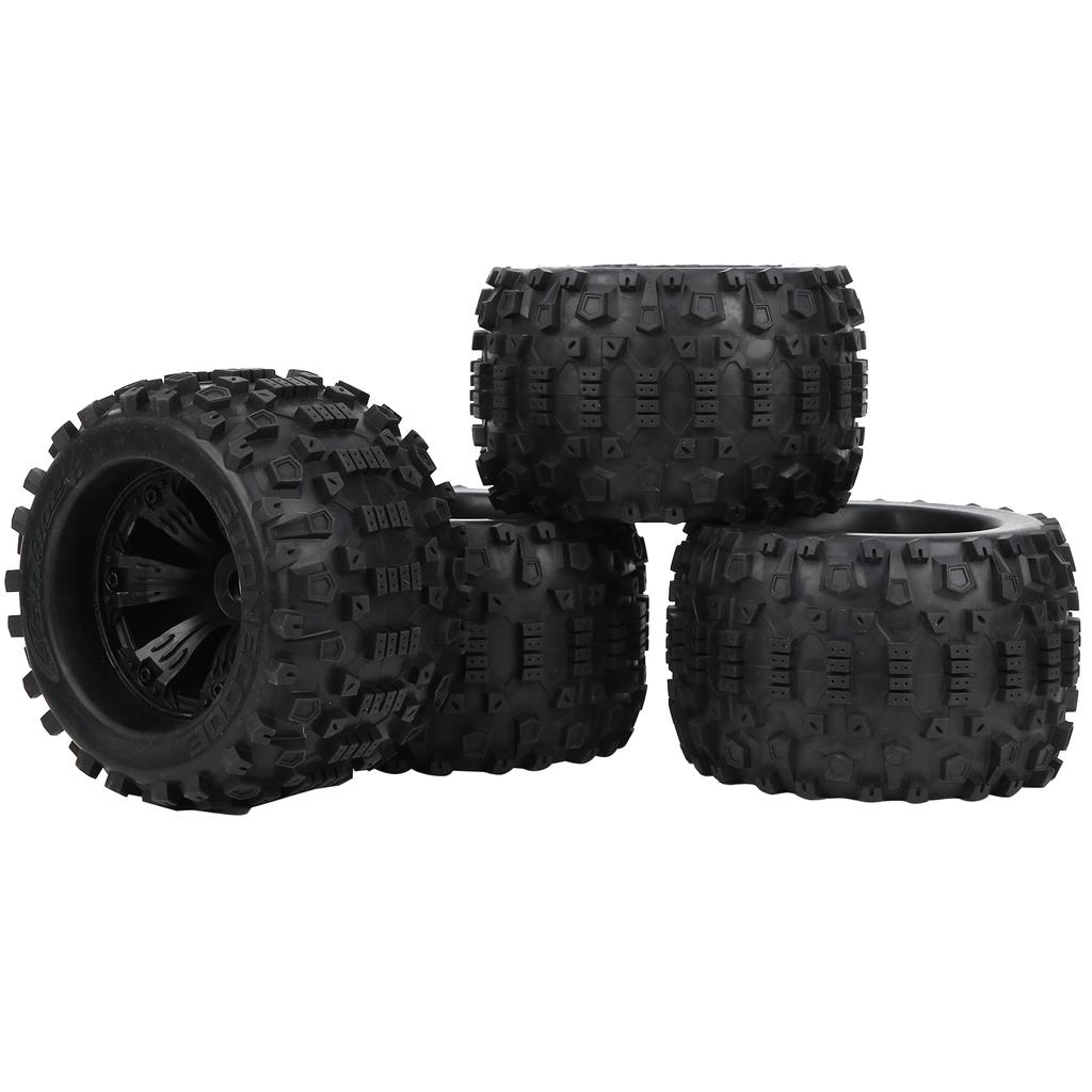 4Pcs RC Car Wheels Tires Accessory for ZD Racing Large Foot 18 Model Car 170x103mm