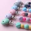 Chain Baby Silicone Chain Portable Reusable Clip Teething Chew Toy Newborn Safety Clips