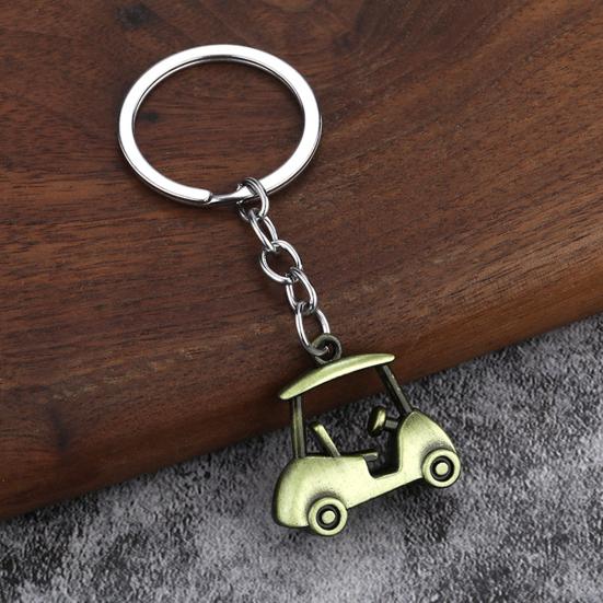 Přívěsek na klíče Tvar golfového vozíku Lehký Přenosný Klíčenka Kreativní Více barev Volitelné Praktická Klíčenka
