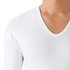 Gunze SV6110 New Soft Antibacterial and Long Set of Medium Men's White, Undershirt, 100% Cotton, Deodorizing, Sleeve, U-Neck, 2,