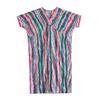 Short Sleeve Plus Size Cotton Vintage Stripe New In Dresses for Women Casual Loose Long Summer Dress