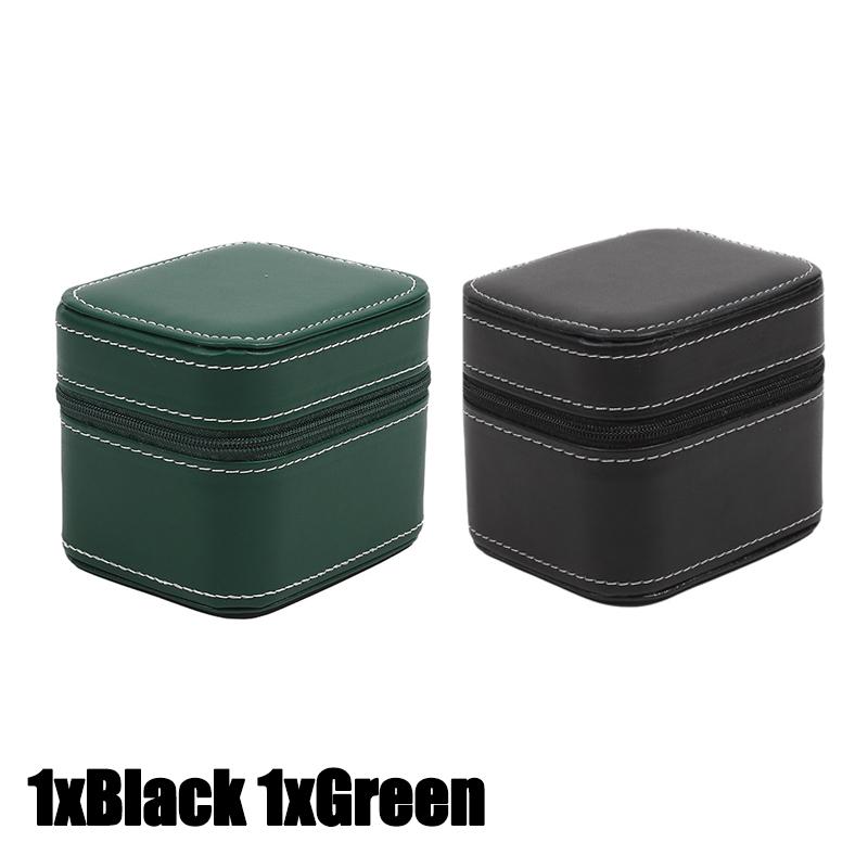 1/2Pcs Single Watch Case PU Leather Watch Travel Case With Removable Cushion Jewelry Storage Case Organizer Portable Watch Box