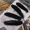 15-20cm Hard Stick Goose Feathers Natural Swan Pluma Handicraft Accessories Colorful Dream Catcher Feather Decoration
