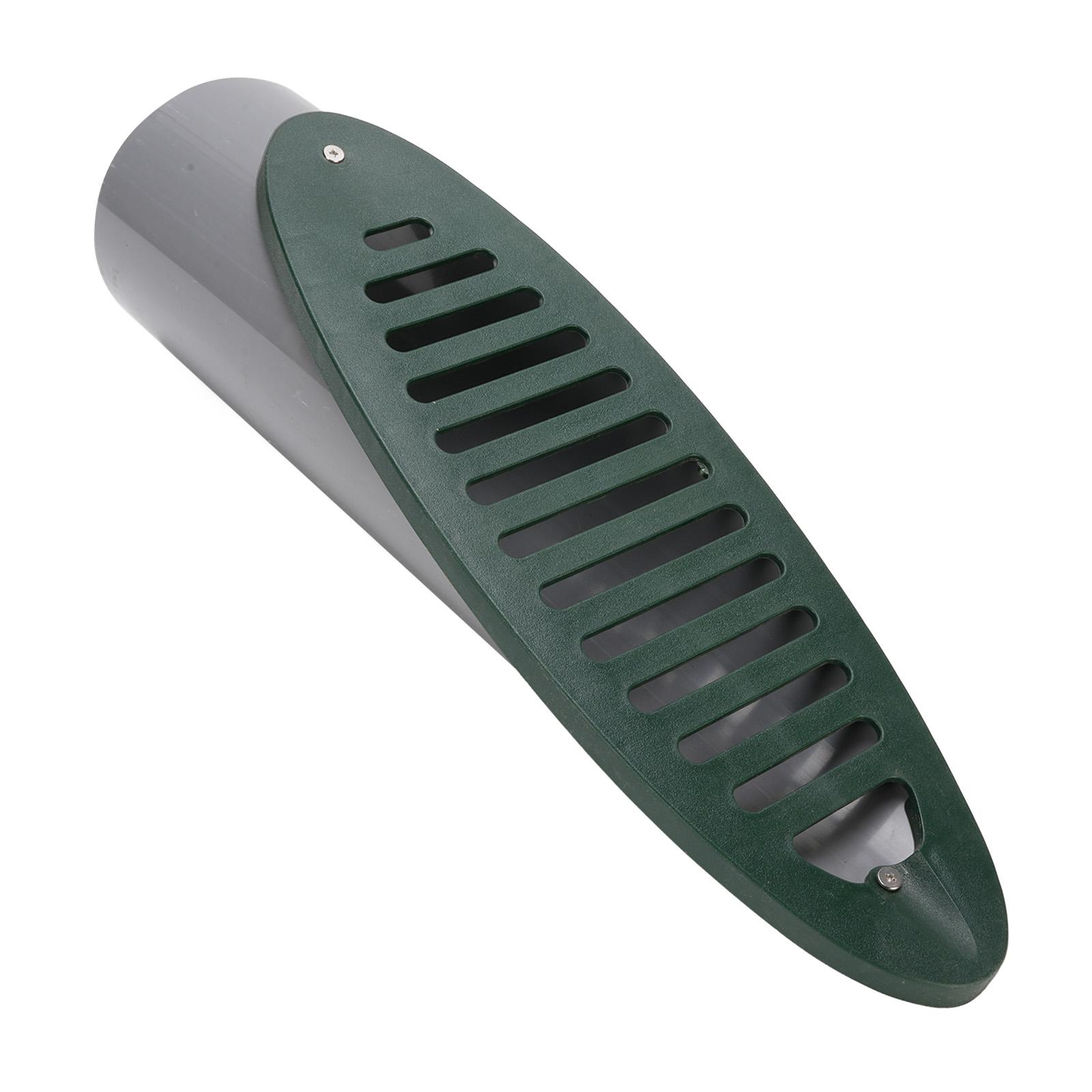

Yard Drain Emitter PVC Detachable Grate Angled Sloped Yard Drain for Drainage System Green