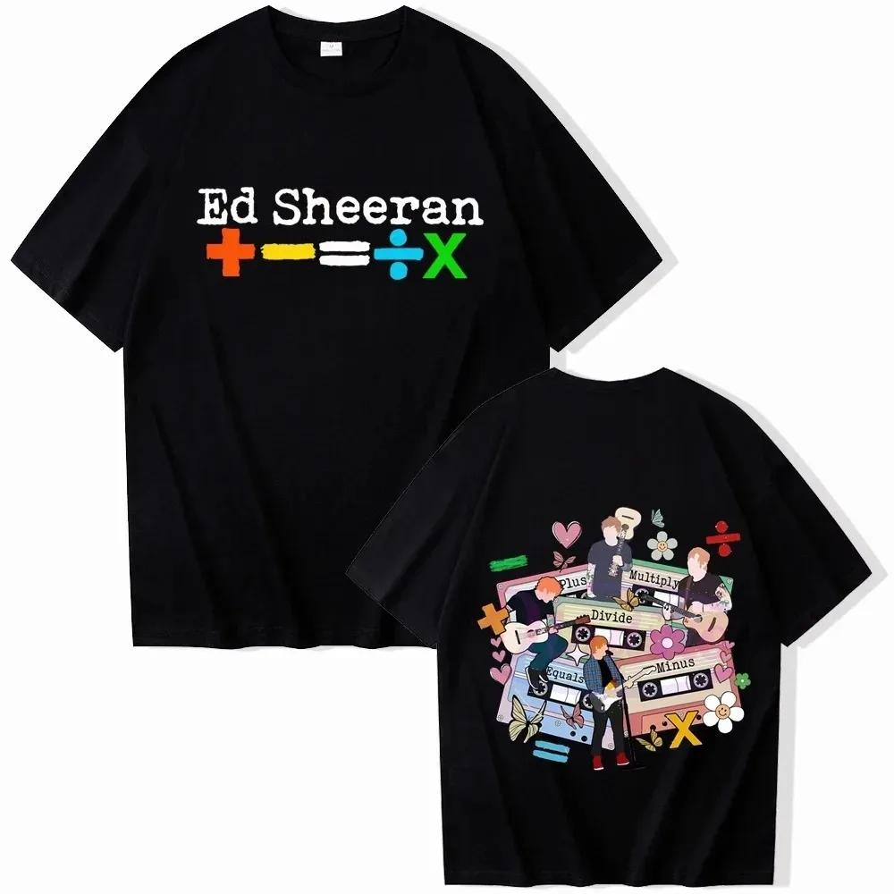 

Высококачественные футболки с круглым вырезом Ed Sheeran Tour 2024, мужские и женские футболки Harajuku с круглым вырезом и коротким рукавом в стиле аниме, популярные музыкальные фанаты, подарок L зелёный
