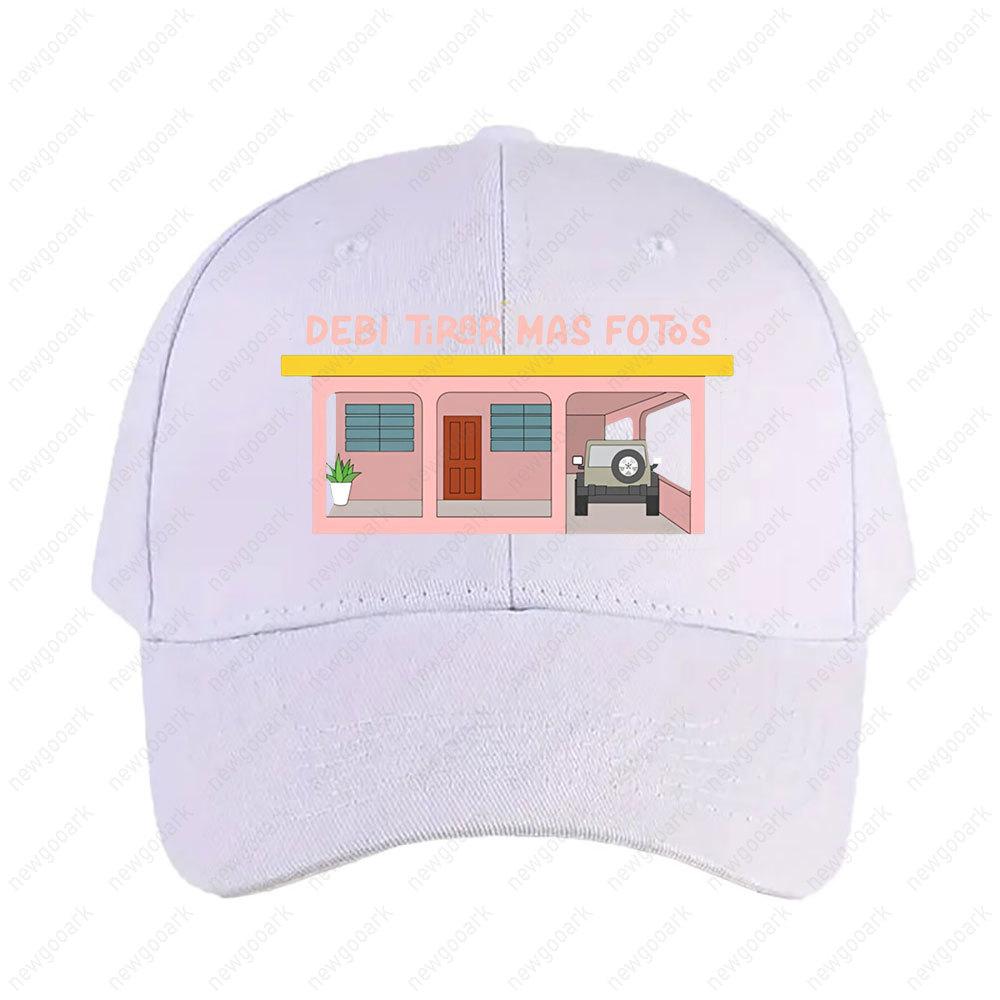 Debi Tirar Mas Fotos Pink House Aesthetic Cap Summer Women Unisex Adult Fashion Casual Adjustable Printed Baseball Caps Trucker Cap