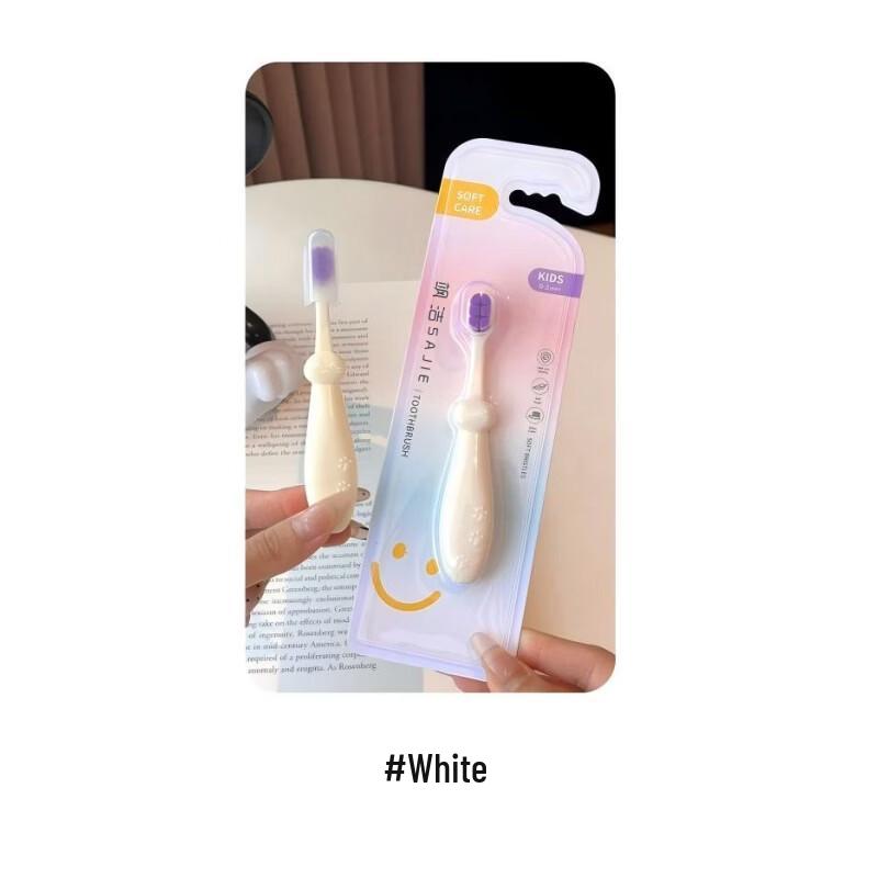Sajie Soft Bristle Toothbrush for Kids (0-3 Years)
