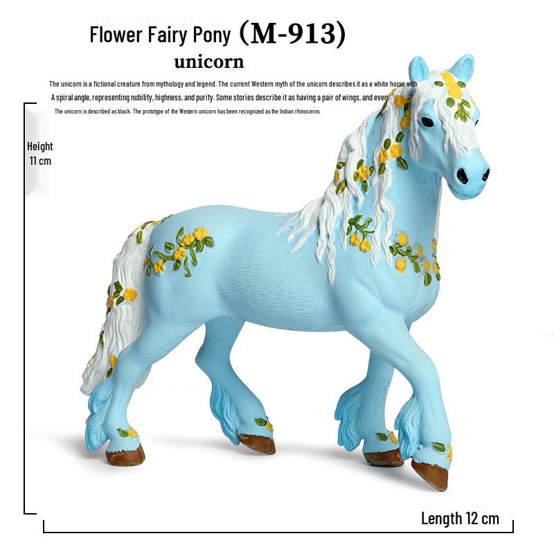 European Mythology Pegasus & Unicorn Children's Toy Figurine Set