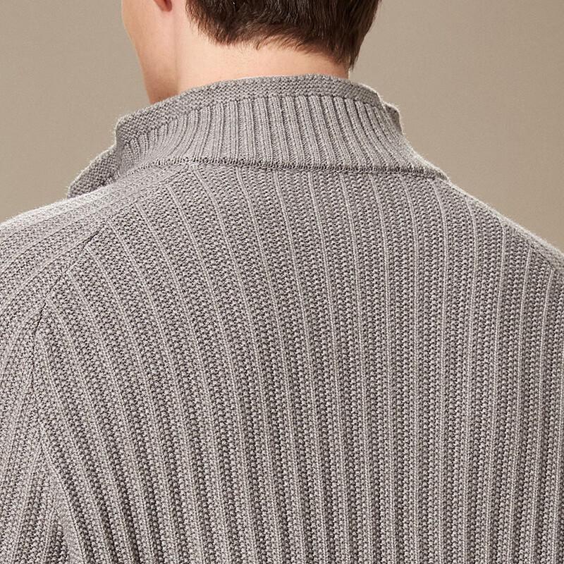 Antonio Men's Old Money Style Half-Zip Knit Sweater