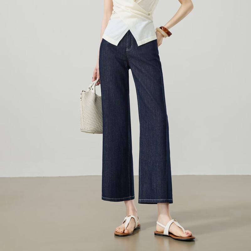 

ESE-Y Women s Petite Slim Fit Cropped Flare Jeans 31